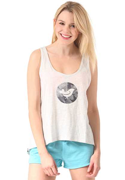 Online Store Ocean & Earth Switch Singlet - Bianco Donna Moda Top (H2619)